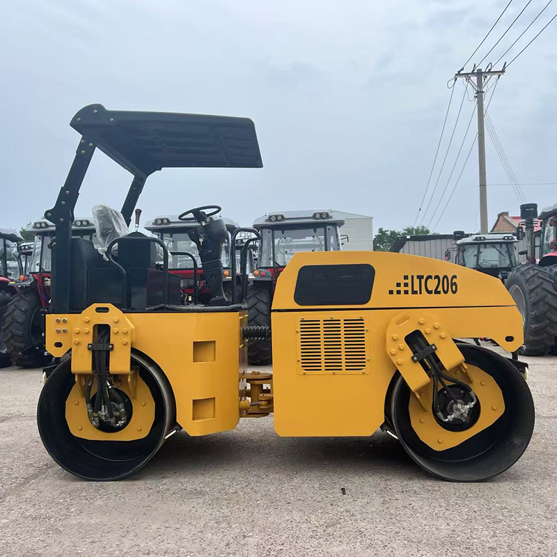 Lutong LTC206: The Best-Selling 6-Ton Double Drum Roller for Domestic and Global